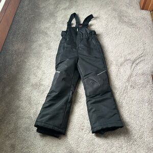 Swiss Tech Black Snow Bib Overalls SIZE M